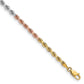 Tri-colored Diamond-cut Rope with Lobster Clasp Chain - WBC