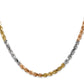 Tri-color Diamond-cut Rope Chain - WBC