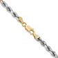 Tri-colored Diamond-cut Rope with Lobster Clasp Chain - WBC