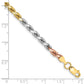 Tri-colored Diamond-cut Rope with Lobster Clasp Chain - WBC
