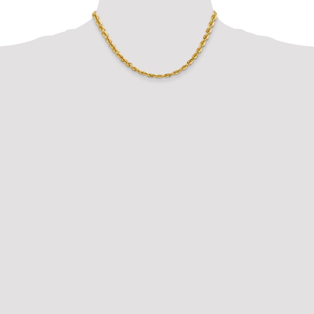 Diamond-cut Rope with Fancy Lobster Clasp Chain - WBC
