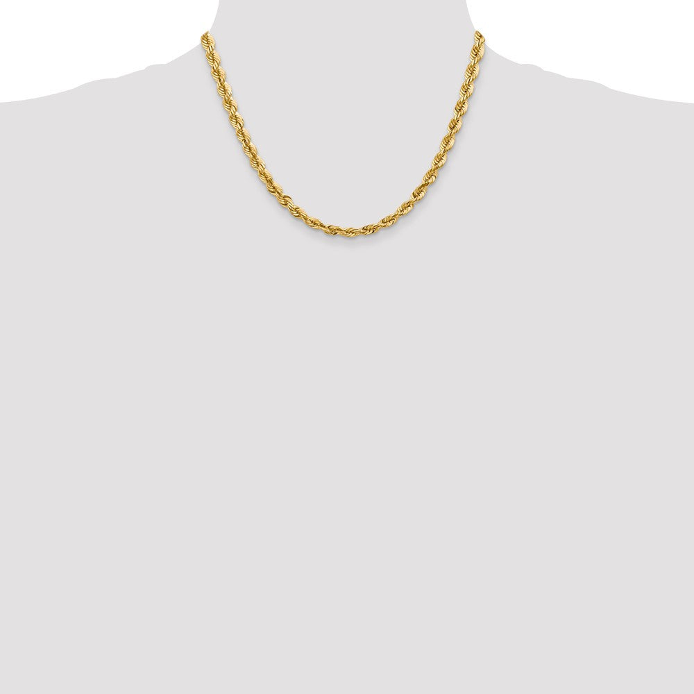 Diamond-cut Rope with Fancy Lobster Clasp Chain - WBC