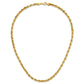 Diamond-cut Rope with Fancy Lobster Clasp Chain - WBC