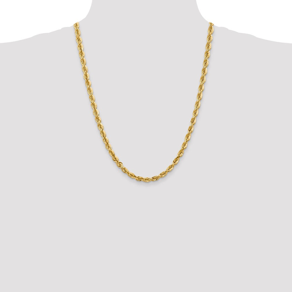 Diamond-cut Rope with Fancy Lobster Clasp Chain - WBC