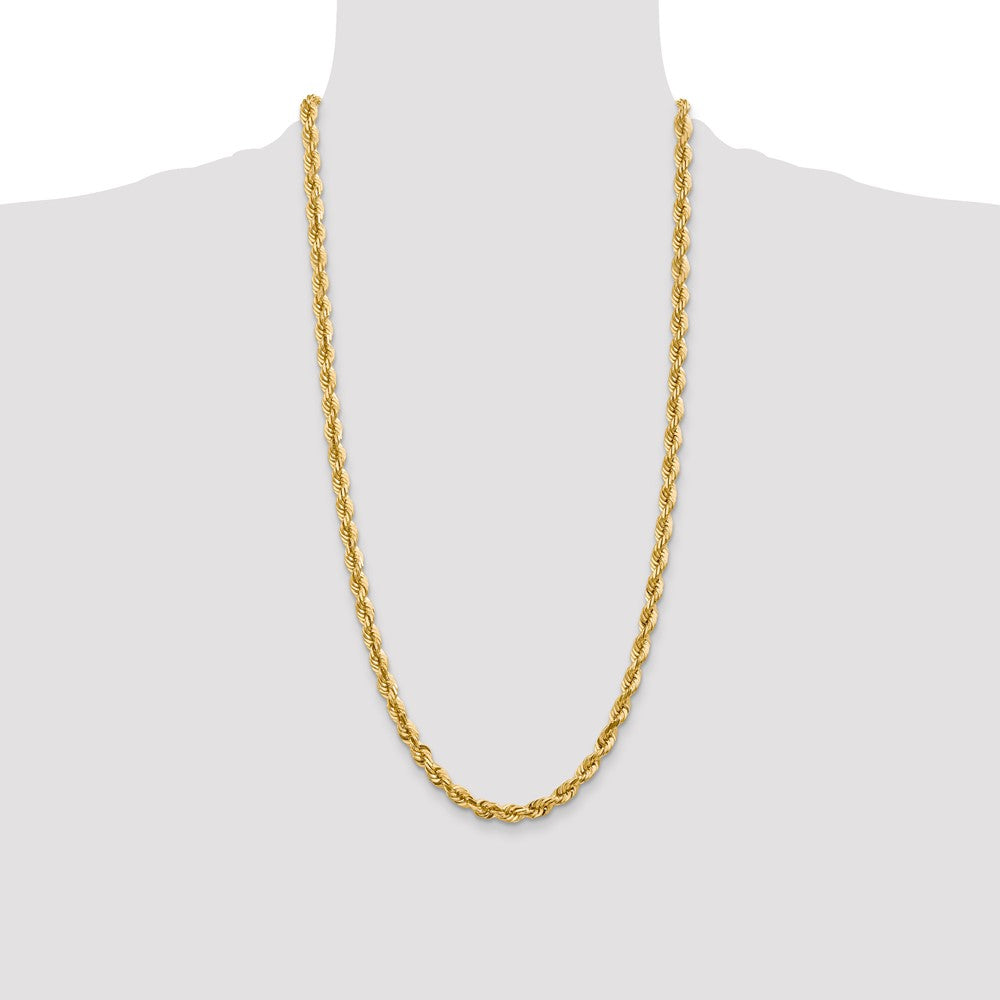Diamond-cut Rope with Fancy Lobster Clasp Chain - WBC