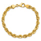 Diamond-cut Rope with Fancy Lobster Clasp Chain - WBC
