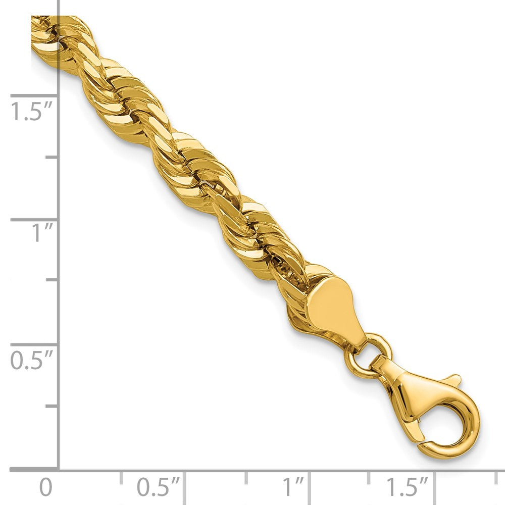 Diamond-cut Rope with Fancy Lobster Clasp Chain - WBC