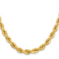 Diamond-cut Rope with Fancy Lobster Clasp Chain - WBC