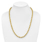 Diamond-cut Rope with Fancy Lobster Clasp Chain - WBC