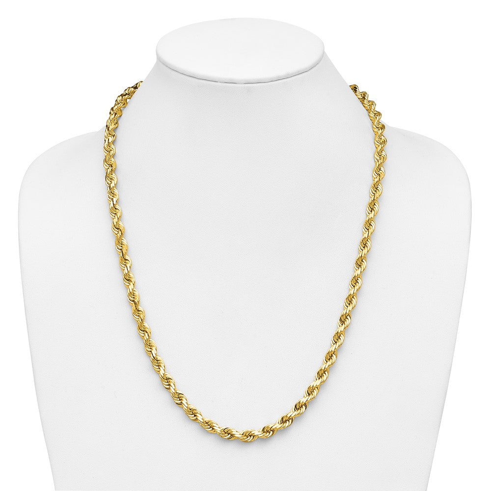 Diamond-cut Rope with Fancy Lobster Clasp Chain - WBC