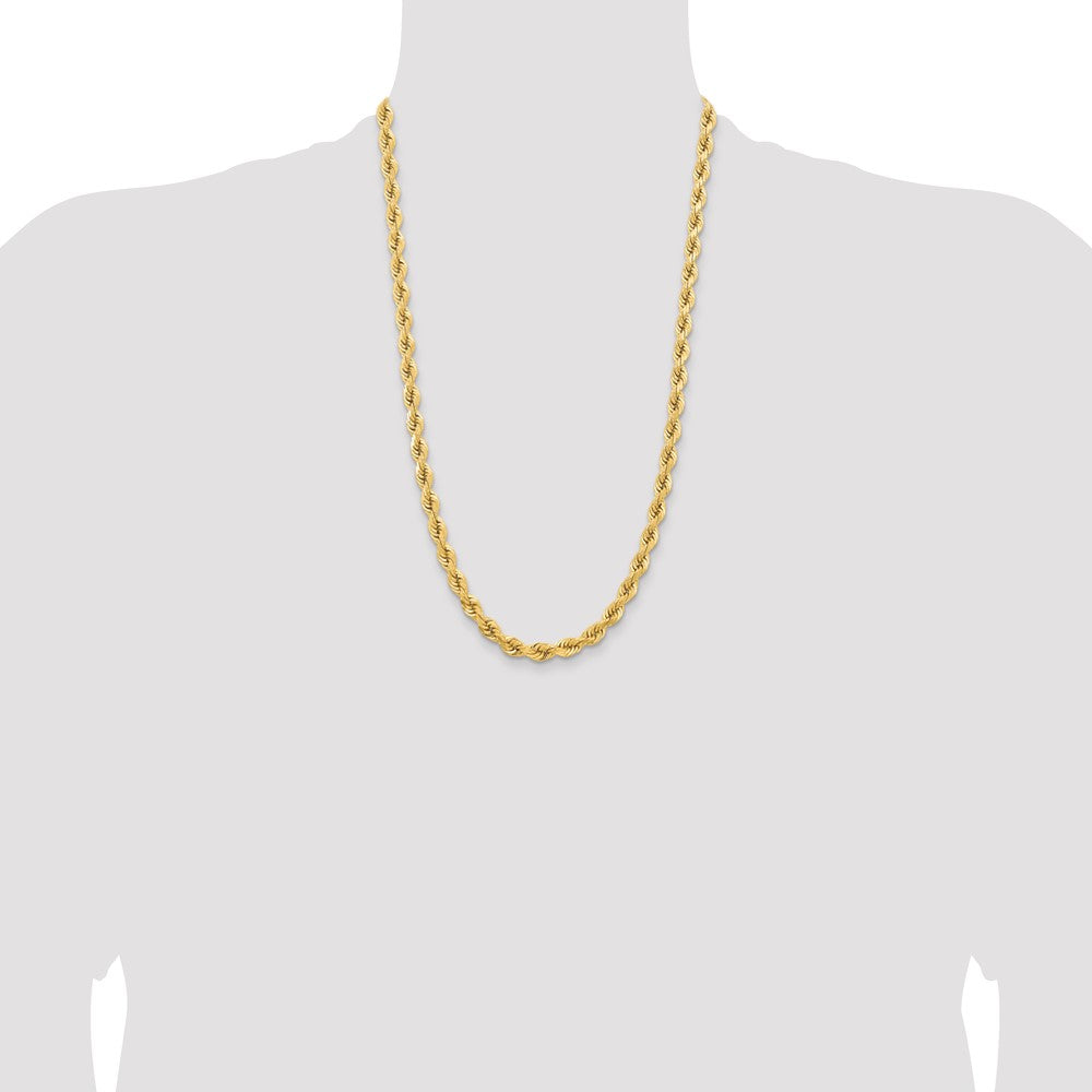 Diamond-cut Rope with Fancy Lobster Clasp Chain - WBC