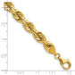 Diamond-cut Rope with Fancy Lobster Clasp Chain - WBC