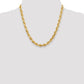 Diamond-cut Rope with Fancy Lobster Clasp Chain - WBC