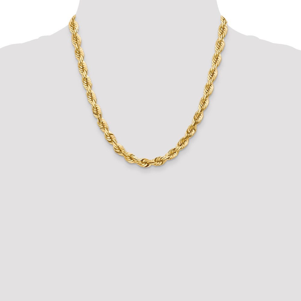 Diamond-cut Rope with Fancy Lobster Clasp Chain - WBC