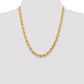 Diamond-cut Rope with Fancy Lobster Clasp Chain - WBC