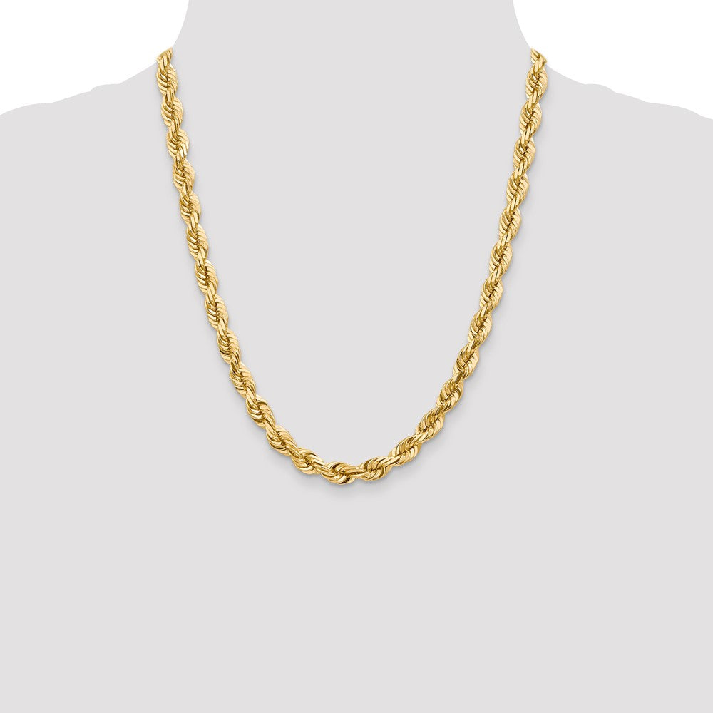 Diamond-cut Rope with Fancy Lobster Clasp Chain - WBC