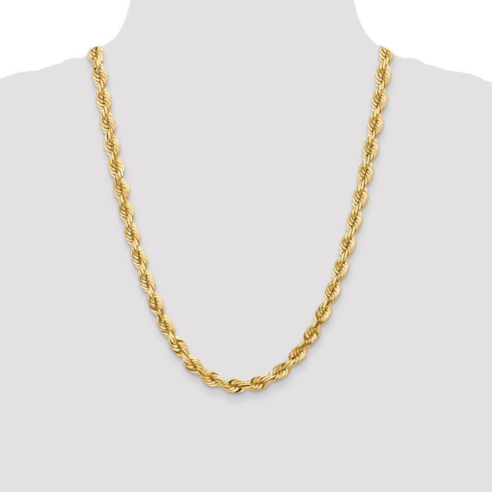 Diamond-cut Rope with Fancy Lobster Clasp Chain - WBC