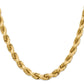 Diamond-cut Rope with Fancy Lobster Clasp Chain - WBC