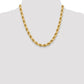 Diamond-cut Rope with Fancy Lobster Clasp Chain - WBC