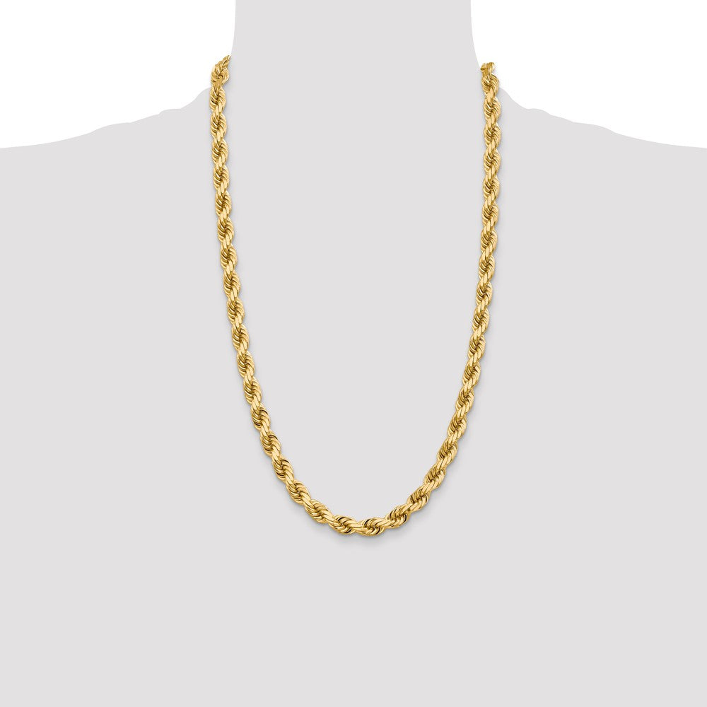 Diamond-cut Rope with Fancy Lobster Clasp Chain - WBC