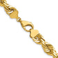 Diamond-cut Rope with Fancy Lobster Clasp Chain - WBC