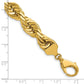 Diamond-cut Rope with Fancy Lobster Clasp Chain - WBC