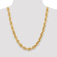 Diamond-cut Rope with Fancy Lobster Clasp Chain - WBC