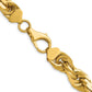Diamond-cut Rope with Fancy Lobster Clasp Chain - WBC