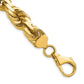 Diamond-cut Rope with Fancy Lobster Clasp Chain - WBC