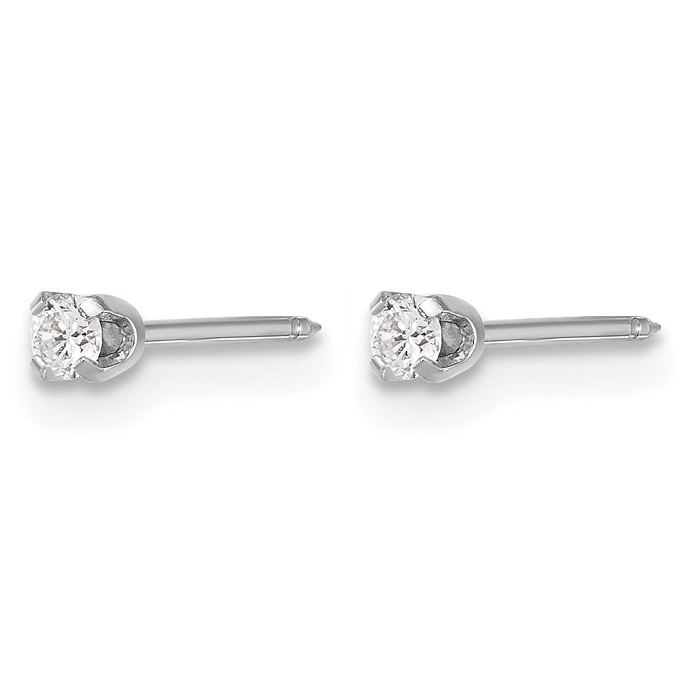 Inverness .10ct Lab Grown Diamond Short Post Piercing Earrings - WBC