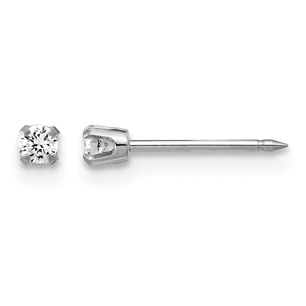 Inverness .10ct Lab Grown Diamond Short Post Piercing Earrings - WBC
