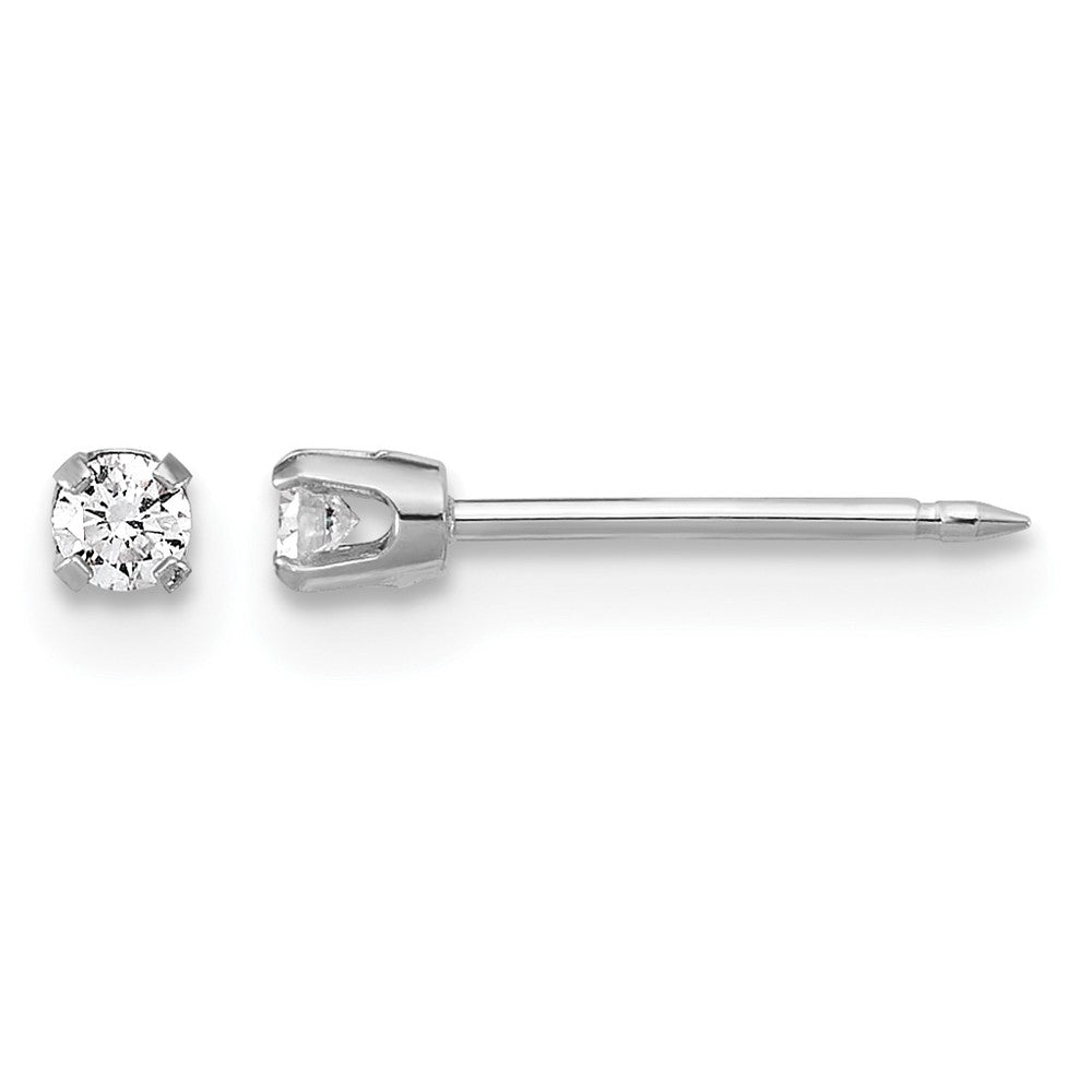 Inverness .10ct Lab Grown Diamond Stud Post Piercing Earrings - WBC