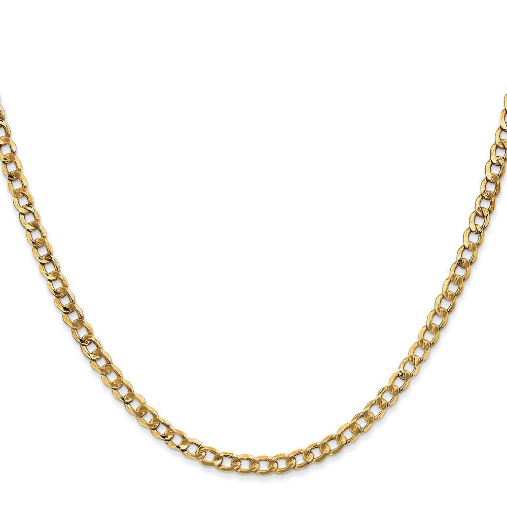 Semi-Solid Curb Link Chain - WBC