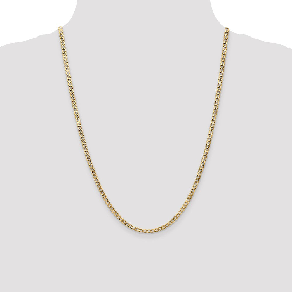 Semi-Solid Curb Link Chain - WBC