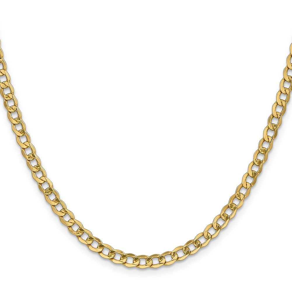 Semi-Solid Curb Link Chain - WBC