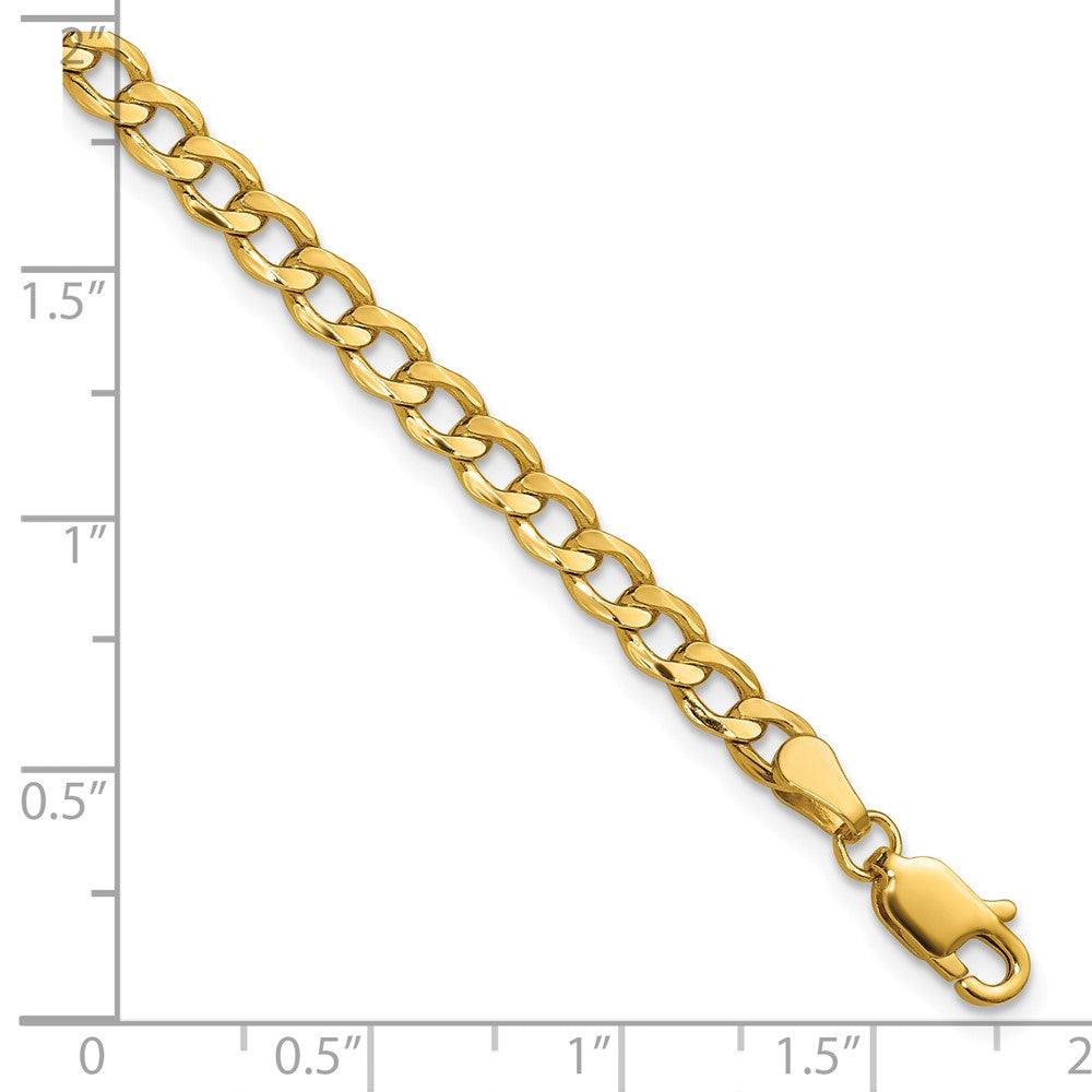Semi-Solid Curb Link Chain - WBC
