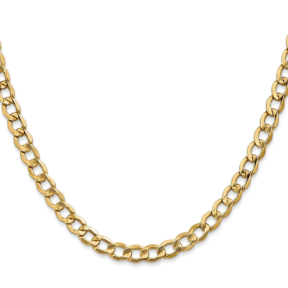 Semi-Solid Curb Link Chain - WBC