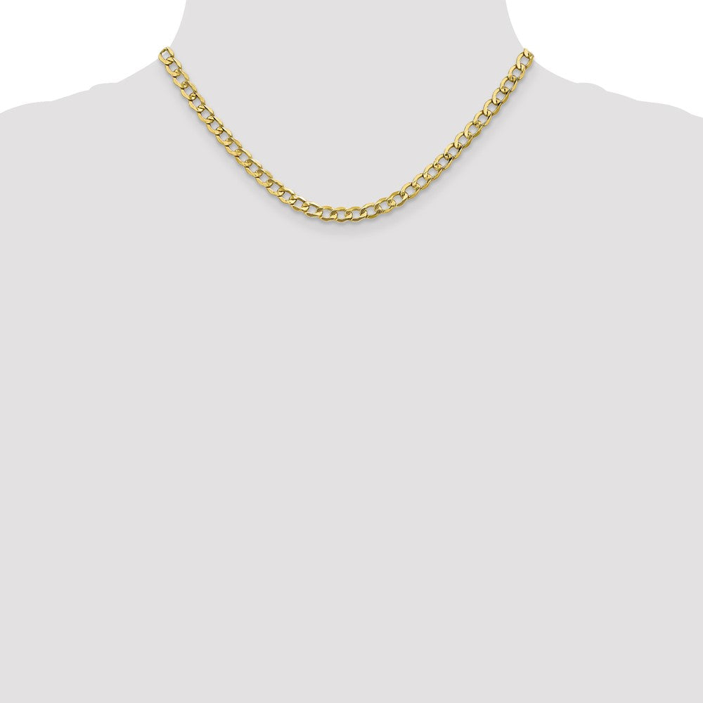 Semi-Solid Curb Link Chain - WBC