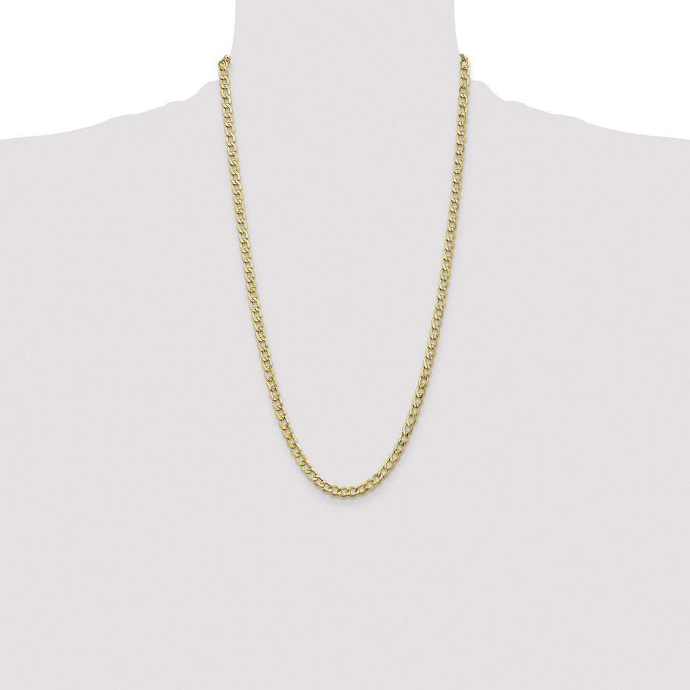 Semi-Solid Curb Link Chain - WBC