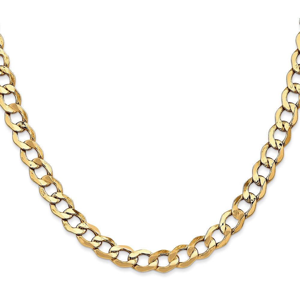 Semi-Solid Curb Link Chain - WBC