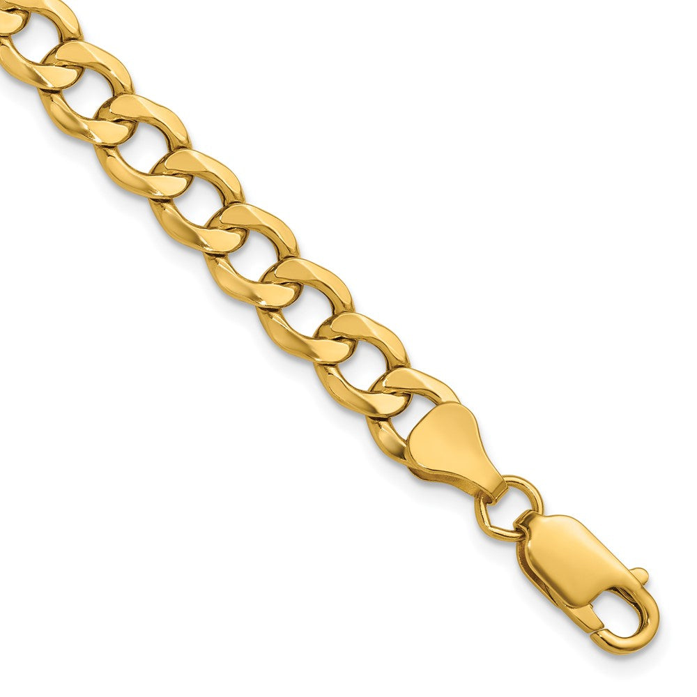Semi-Solid Curb Link Chain - WBC