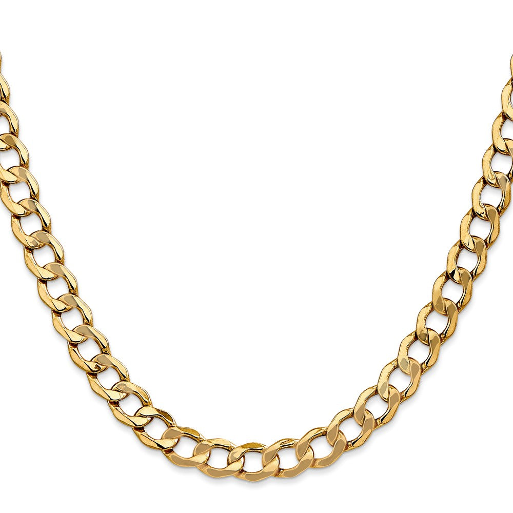 Semi-Solid Curb Link Chain - WBC