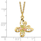and Tri-color Black Hills Butterfly -filled Chain Necklace - WBC
