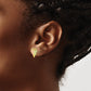 and Tri-color Black Hills Grapes and Leaves Post Earrings - WBC
