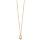 and Tri-color Black Hills Butterfly and Leaves on Oval -filled Chain Necklace - WBC