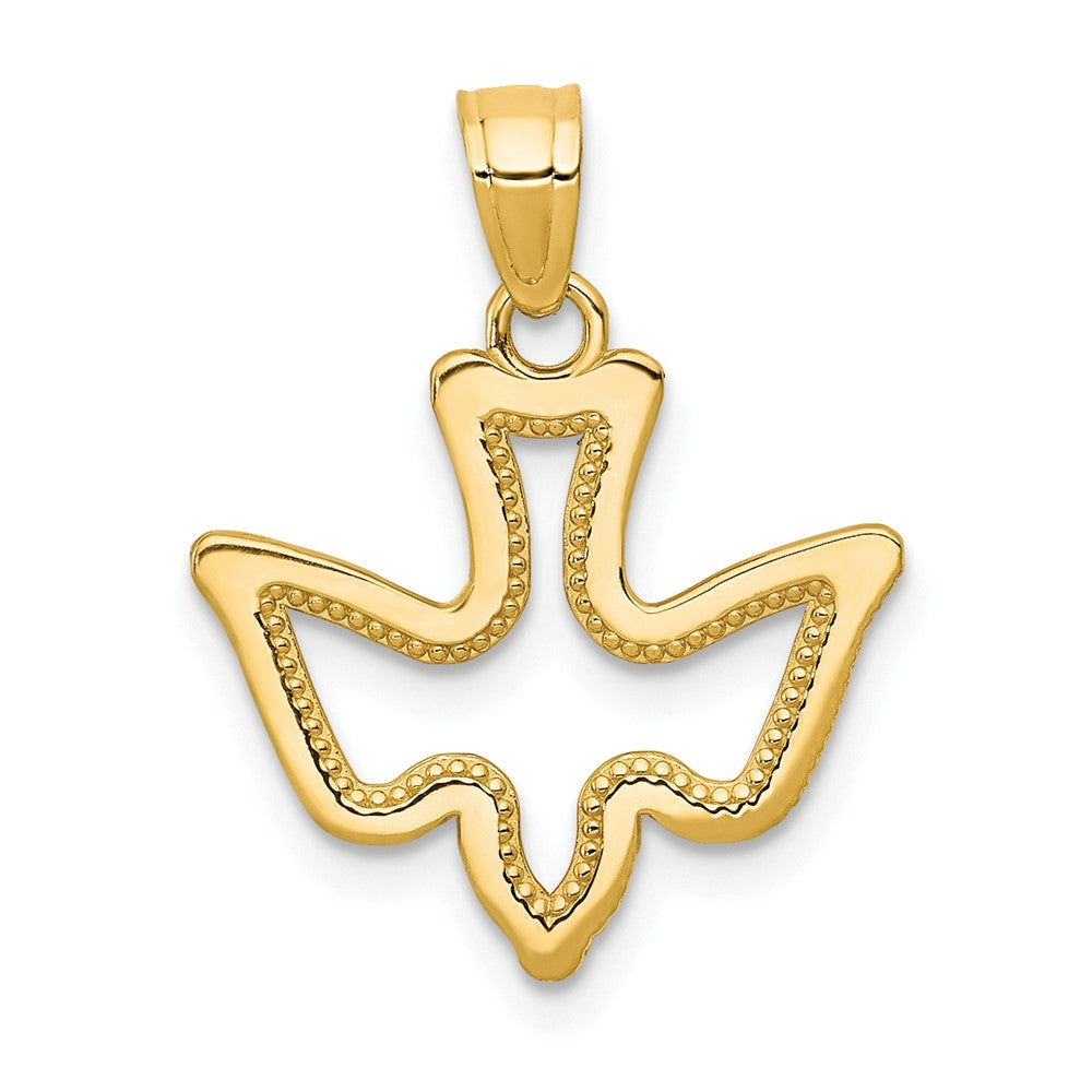 Polished Cut-out Dove Charm - WBC