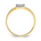4-Stone CZ and Lattice Baby Ring - WBC