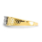 4-Stone CZ and Lattice Baby Ring - WBC
