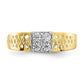 4-Stone CZ and Lattice Baby Ring - WBC
