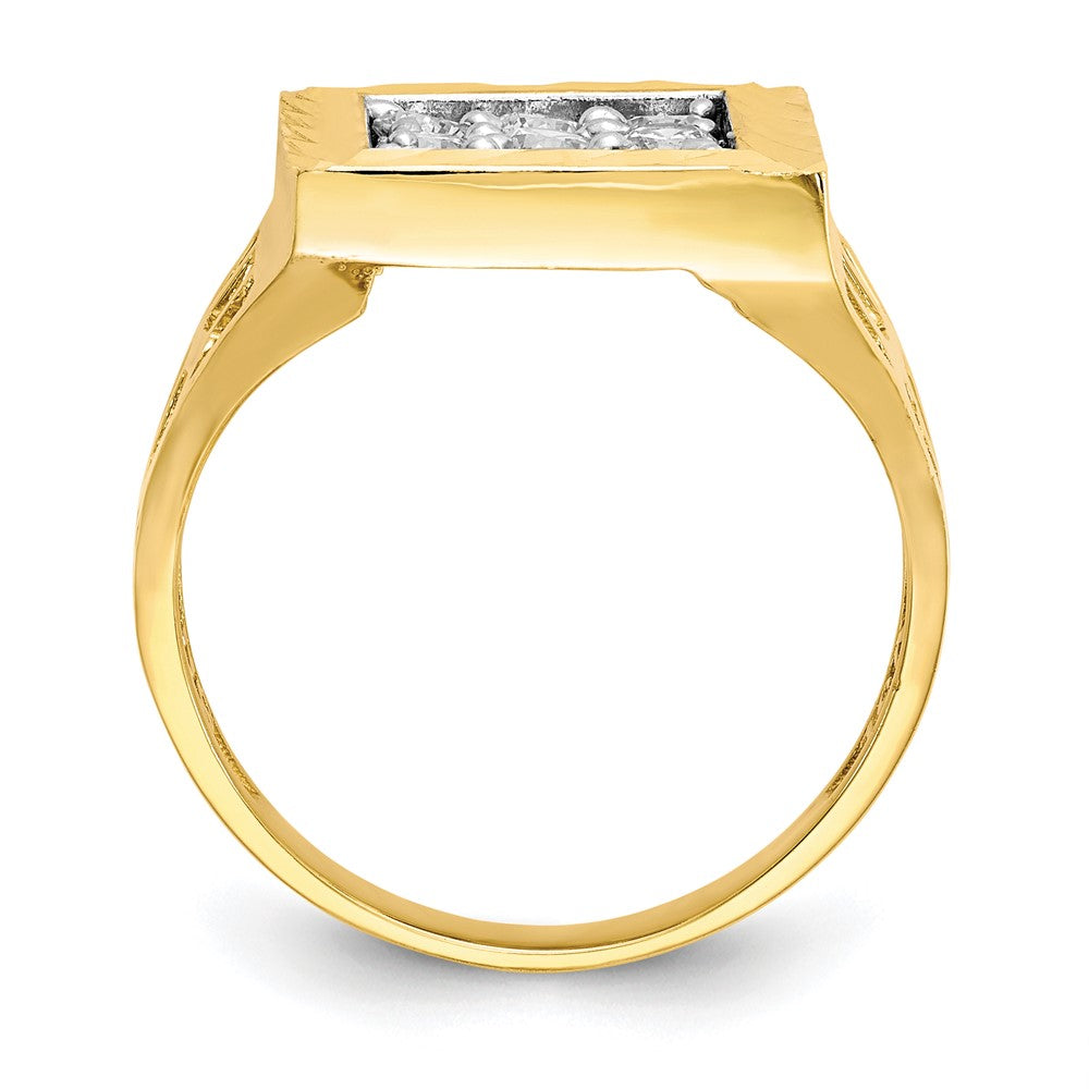 IB Goodman Mens CZ Ring - WBC